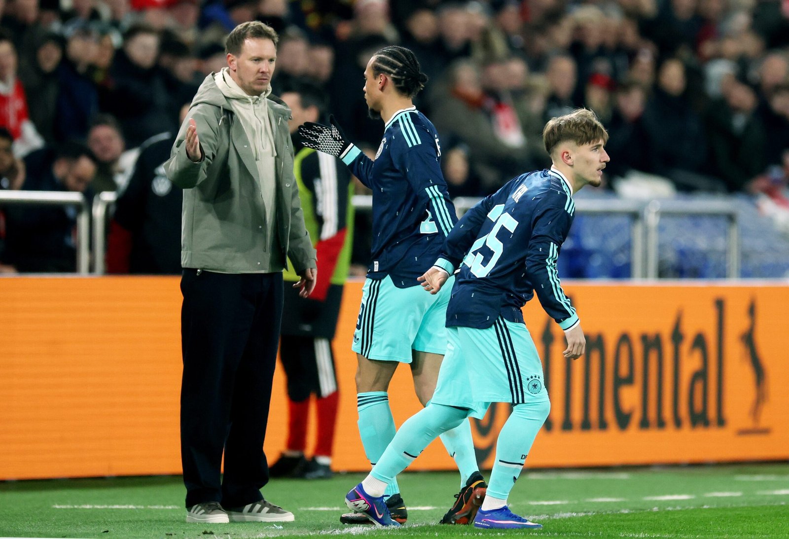 ⭐️🇩🇪 Lennart Karl makes his debut for German national team at 18 years old.